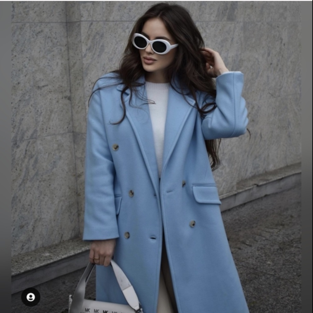 WOOL BLEND OVERSIZED COAT
